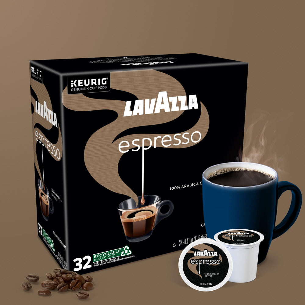 Lavazza espresso on a breakfast table demonstrating everyday convenience and Italian-brand appeal