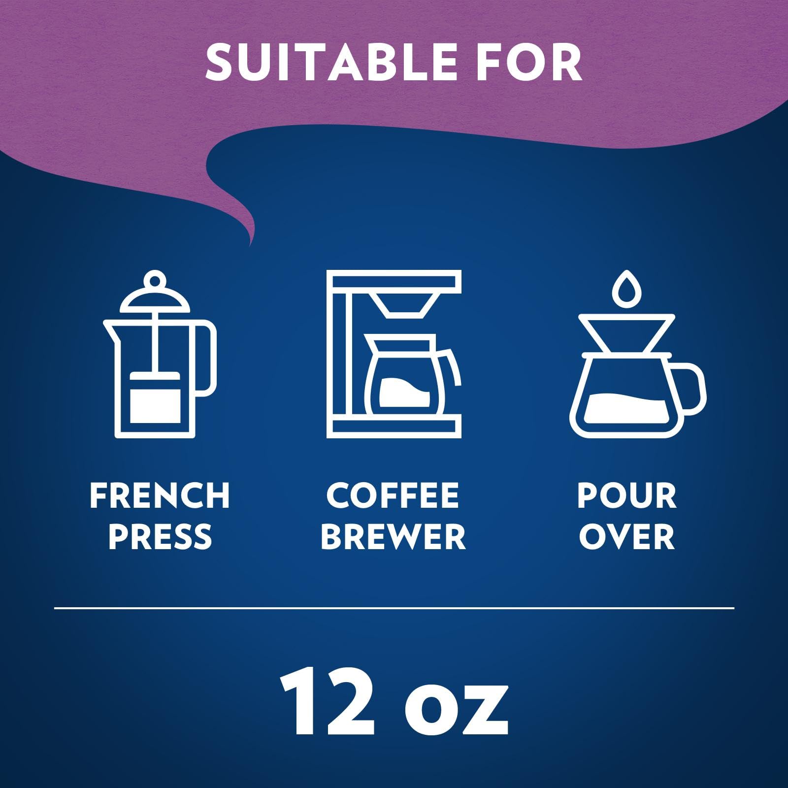 Lavazza scoop measuring portion of grounds, helping consistent brew strength