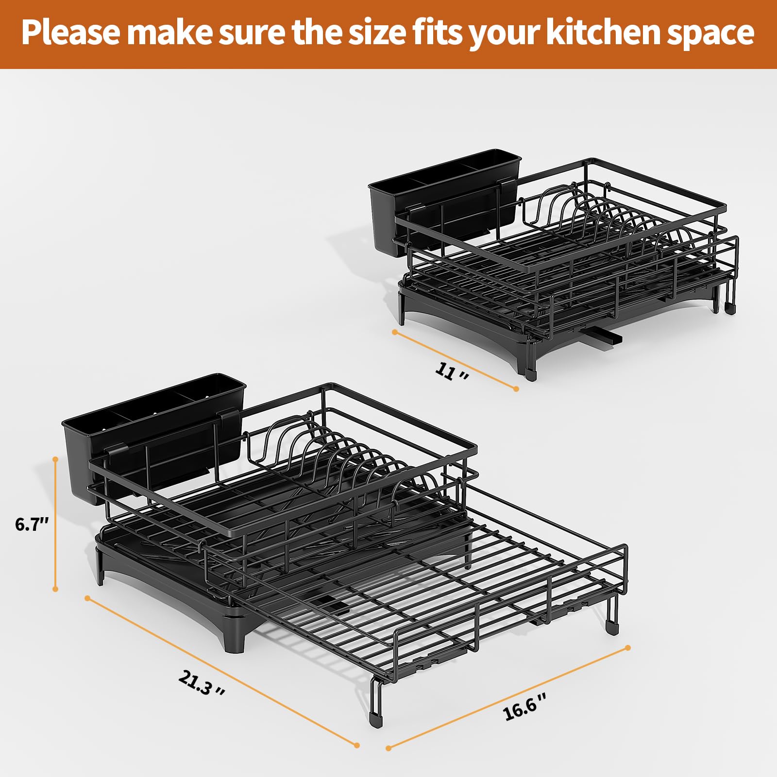Laveshop in kitchen lifestyle setup saving countertop space and reducing clutter