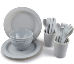 Layron front packaging showing full 24-piece set and portability benefits