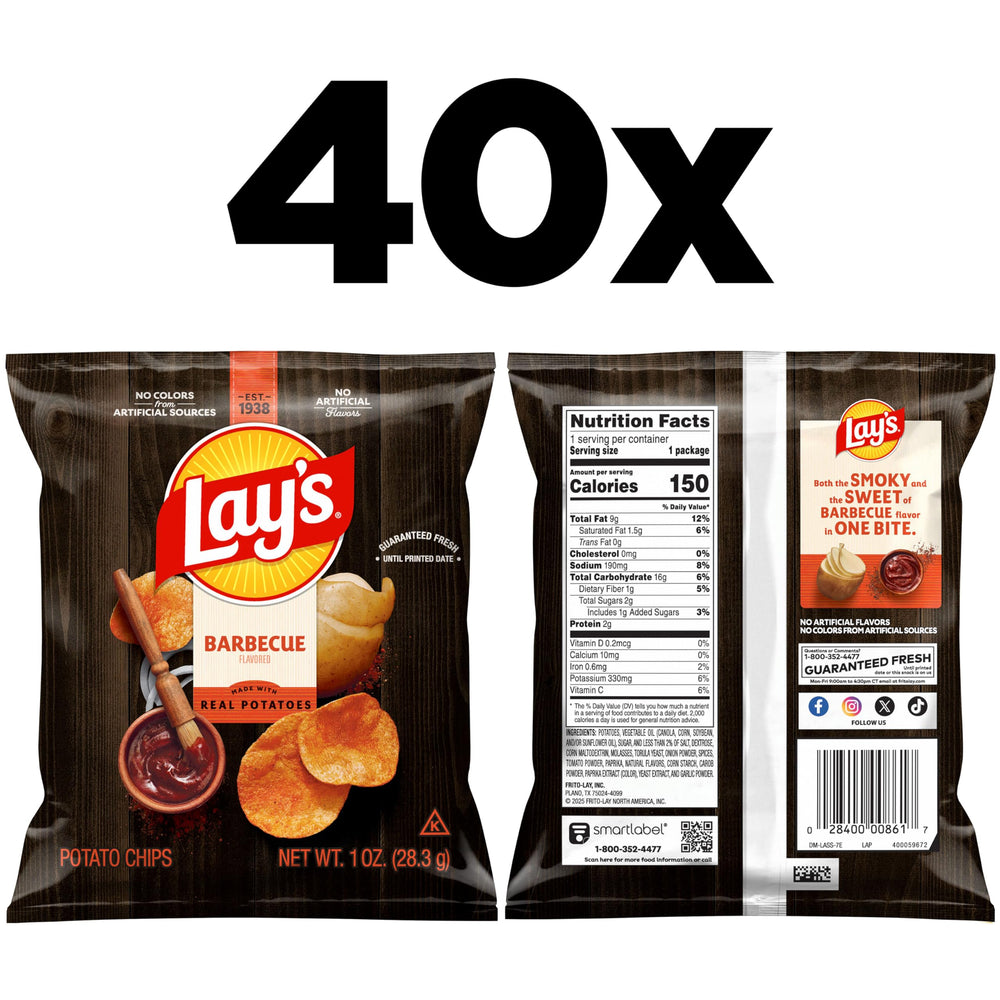 Lay's close-up of chip texture showing crisp ridges and seasoning benefit