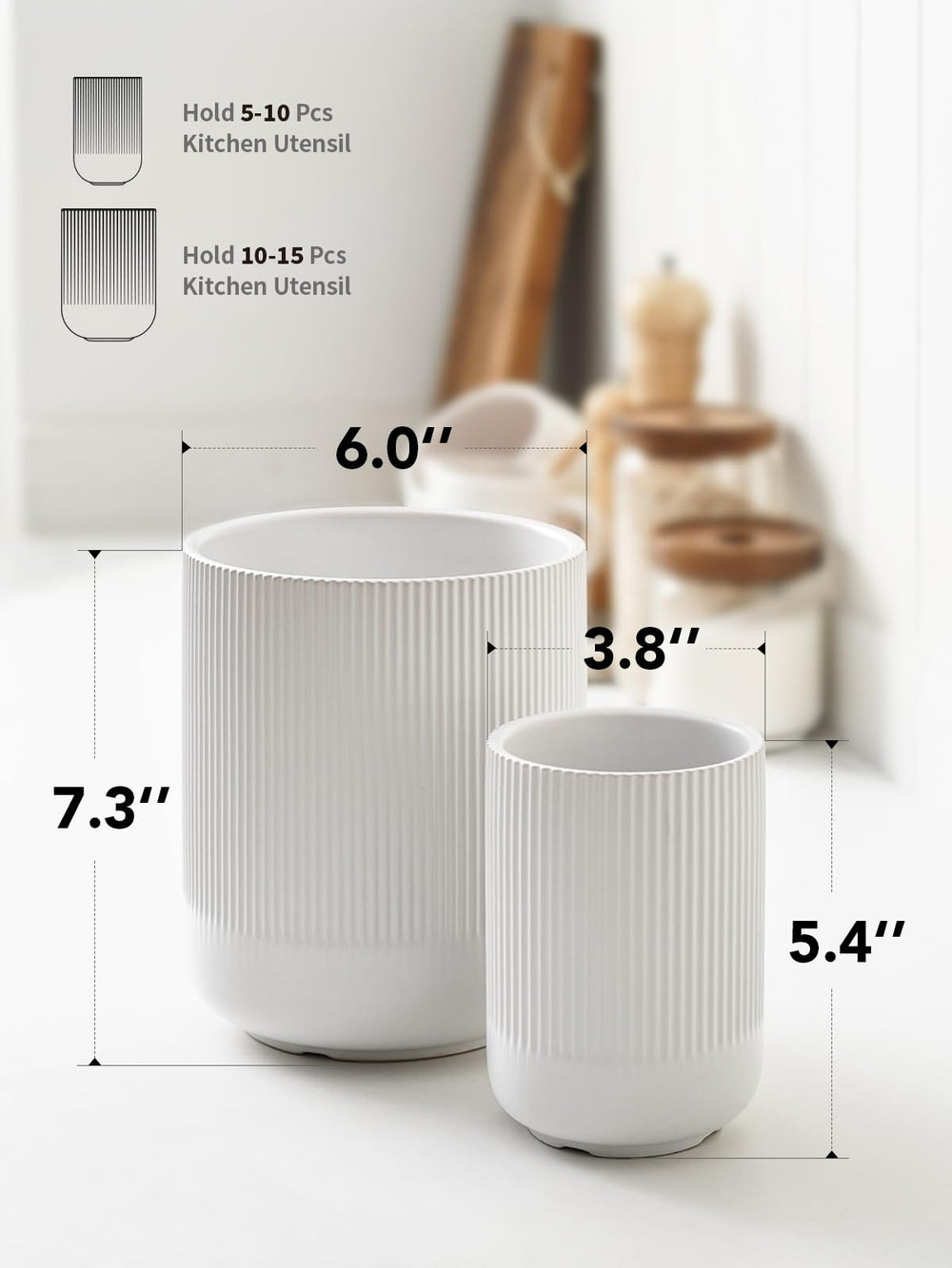 LE TAUCI held in hand for scale showing compact, counter-friendly sizing