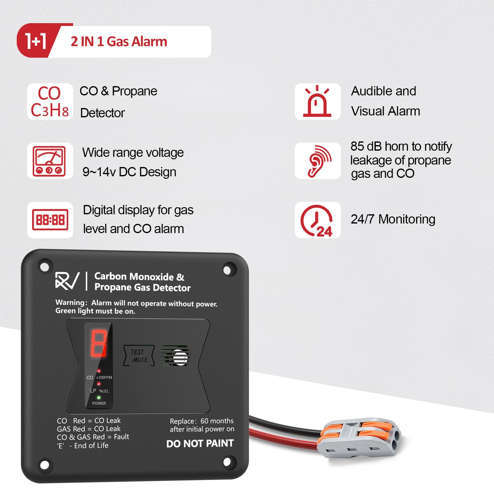 Leakbee wiring with lever-nut connectors for faster secure electrical connections