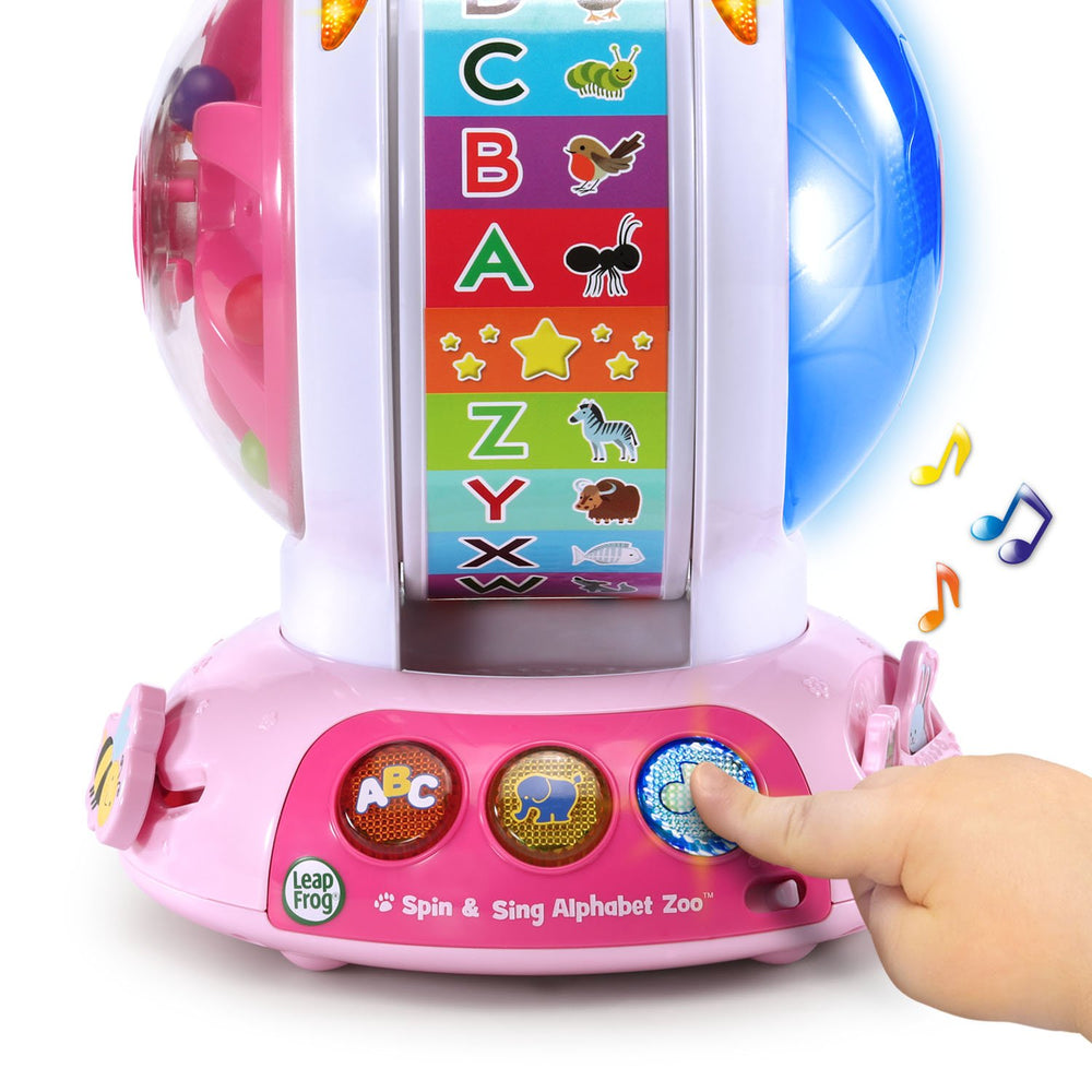 LeapFrog bee slide detail demonstrating fine motor practice and tactile play