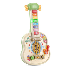 LeapFrog close-up of fret buttons and light-up neck for clear learning cues