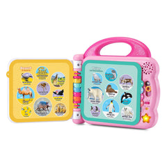 LeapFrog close-up of touch icon and sensor, highlights easy activation for toddlers