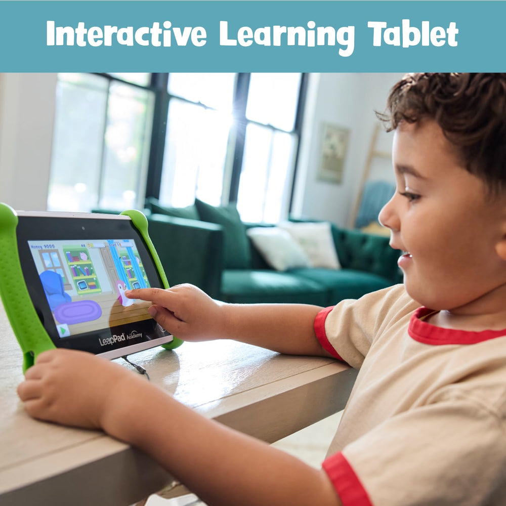 LeapFrog tablet bumper and built-in kickstand providing durable hands-free benefit