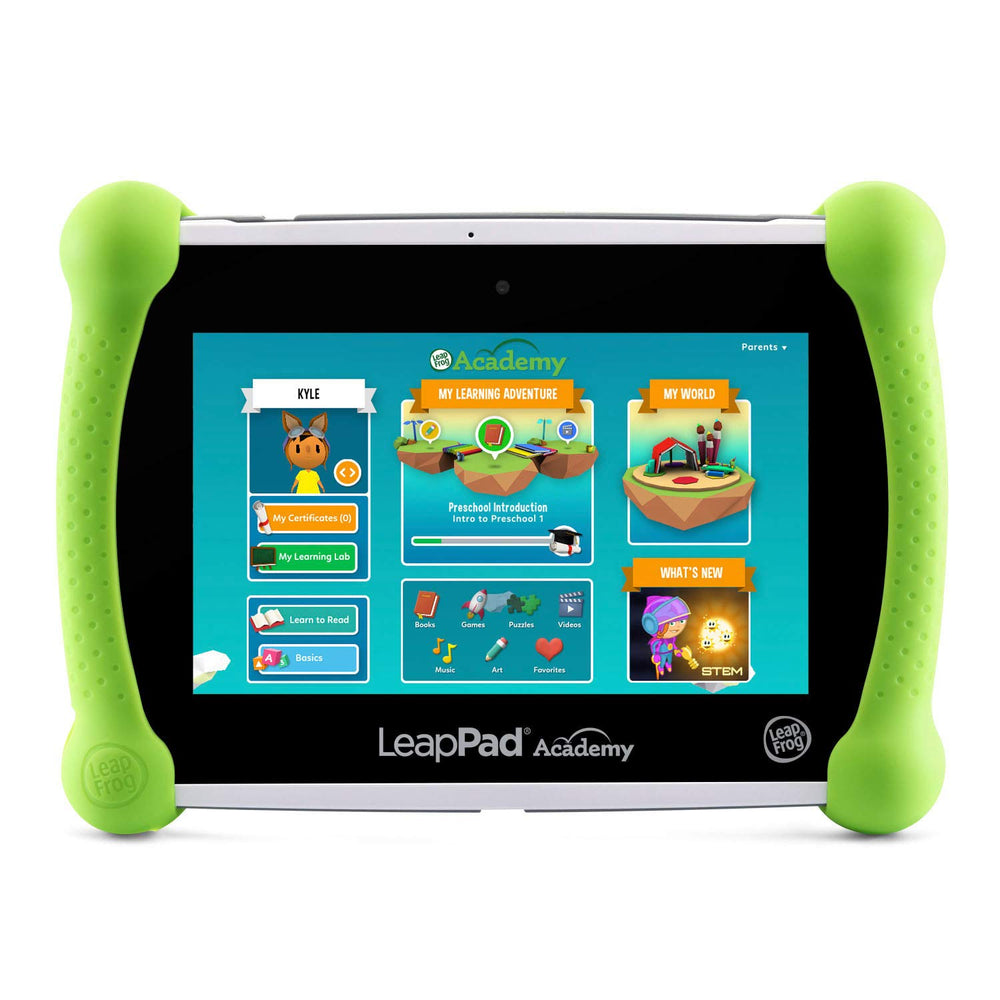 LeapFrog rechargeable battery and charging port for long-lasting use