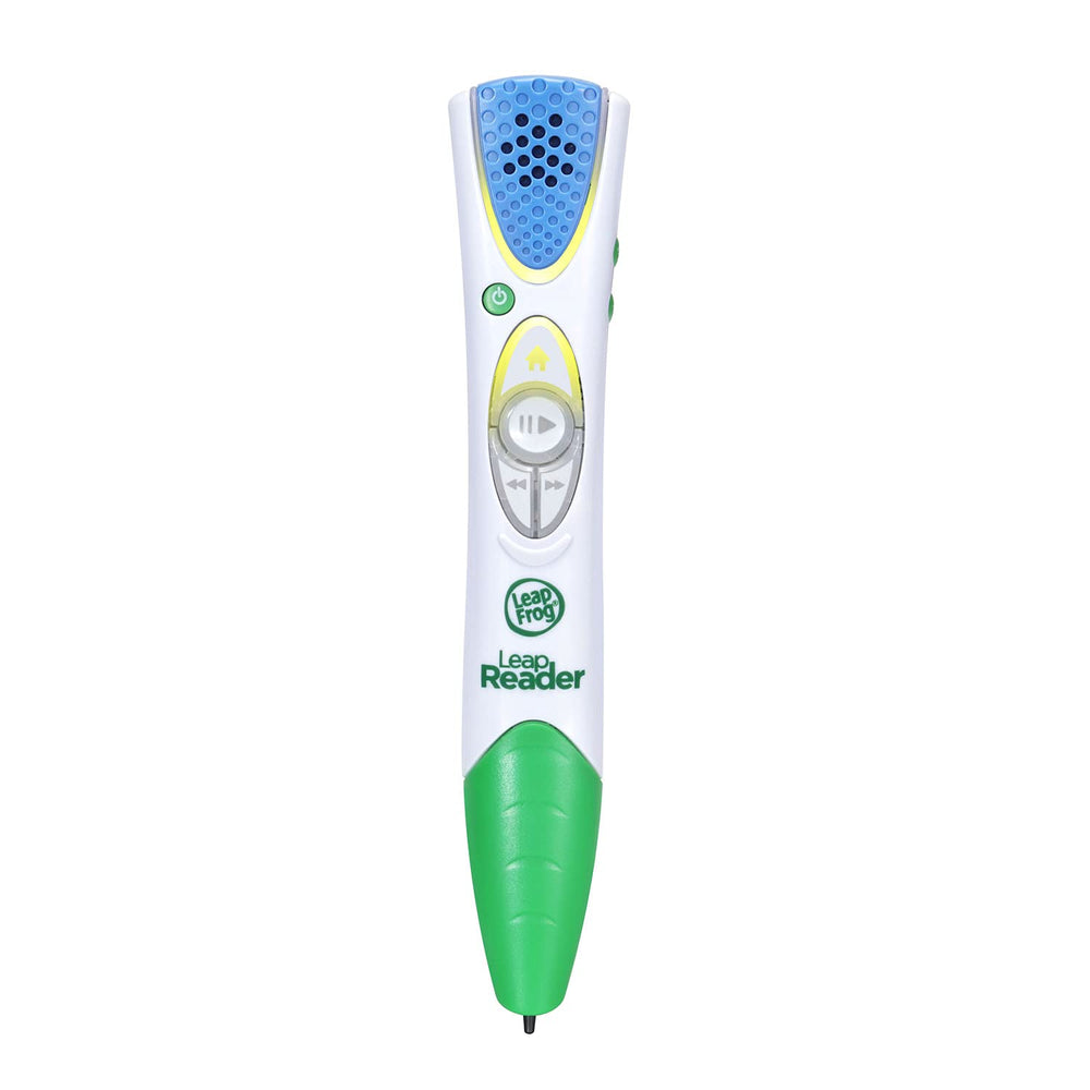 LeapFrog LeapReader pen in use with child reading aloud for improved fluency