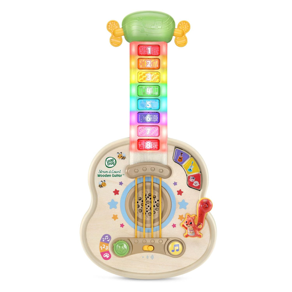 LeapFrog mode switch detail showing acoustic, electric and barnyard sounds