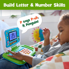 LeapFrog tablet mode screen being tapped to encourage touch-based learning