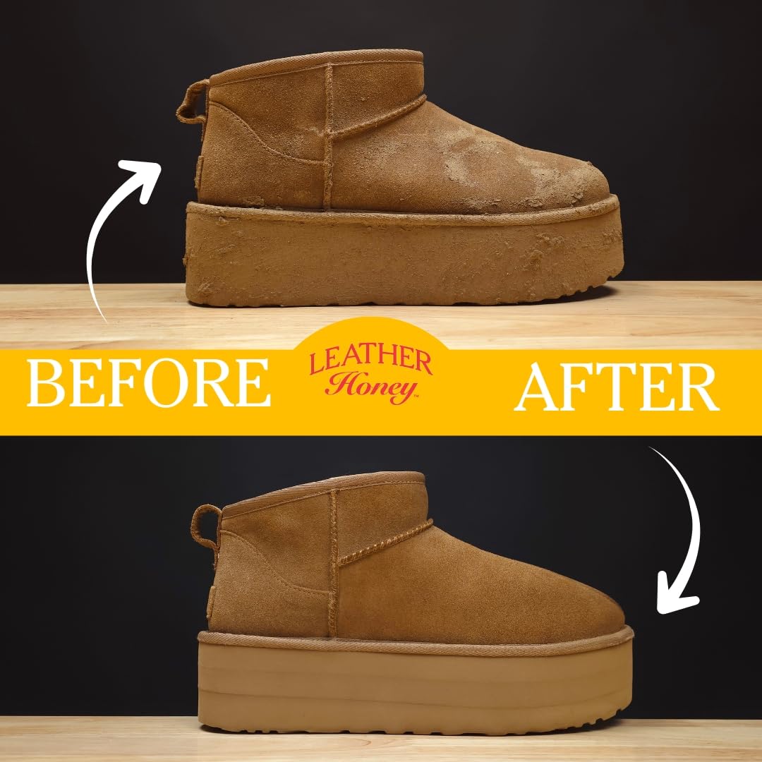 Leather Honey protector spray bottle protecting suede from water