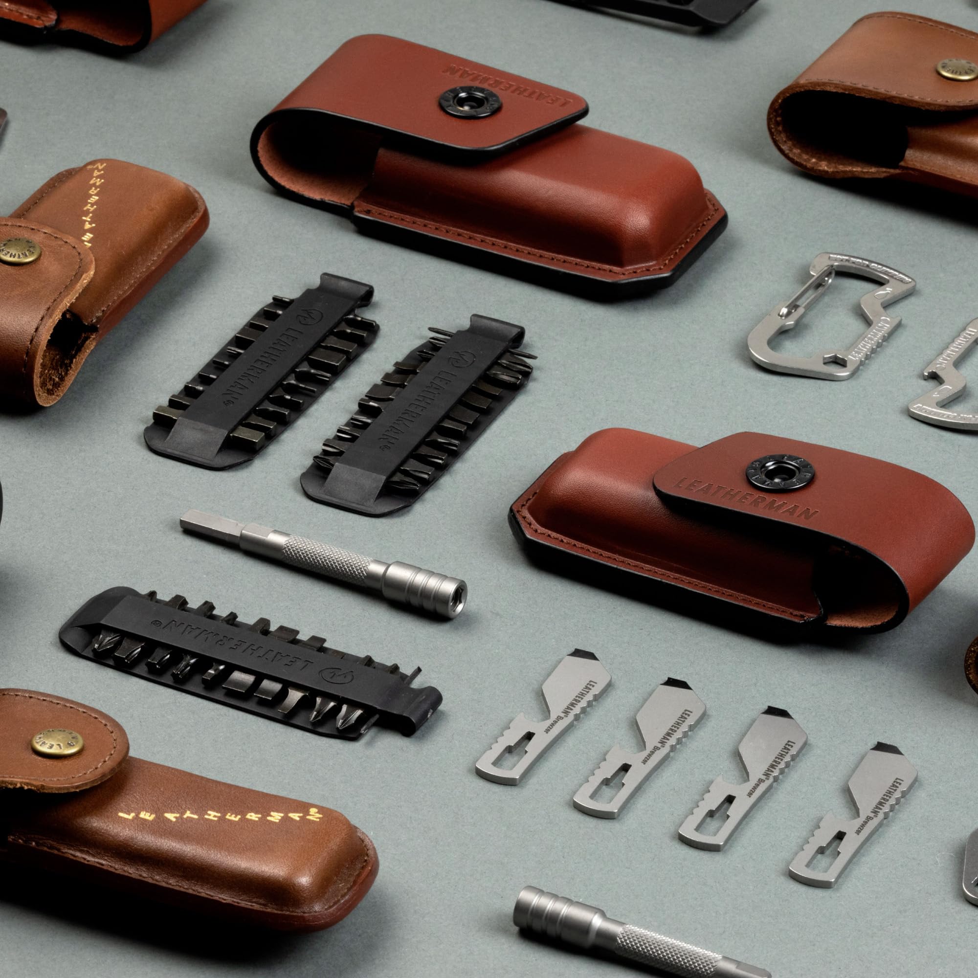 Leatherman sheath in a backpack outdoors illustrating protection on trails