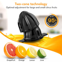 LEBENLANG juicer small cone detail ideal for lemons and limes control
