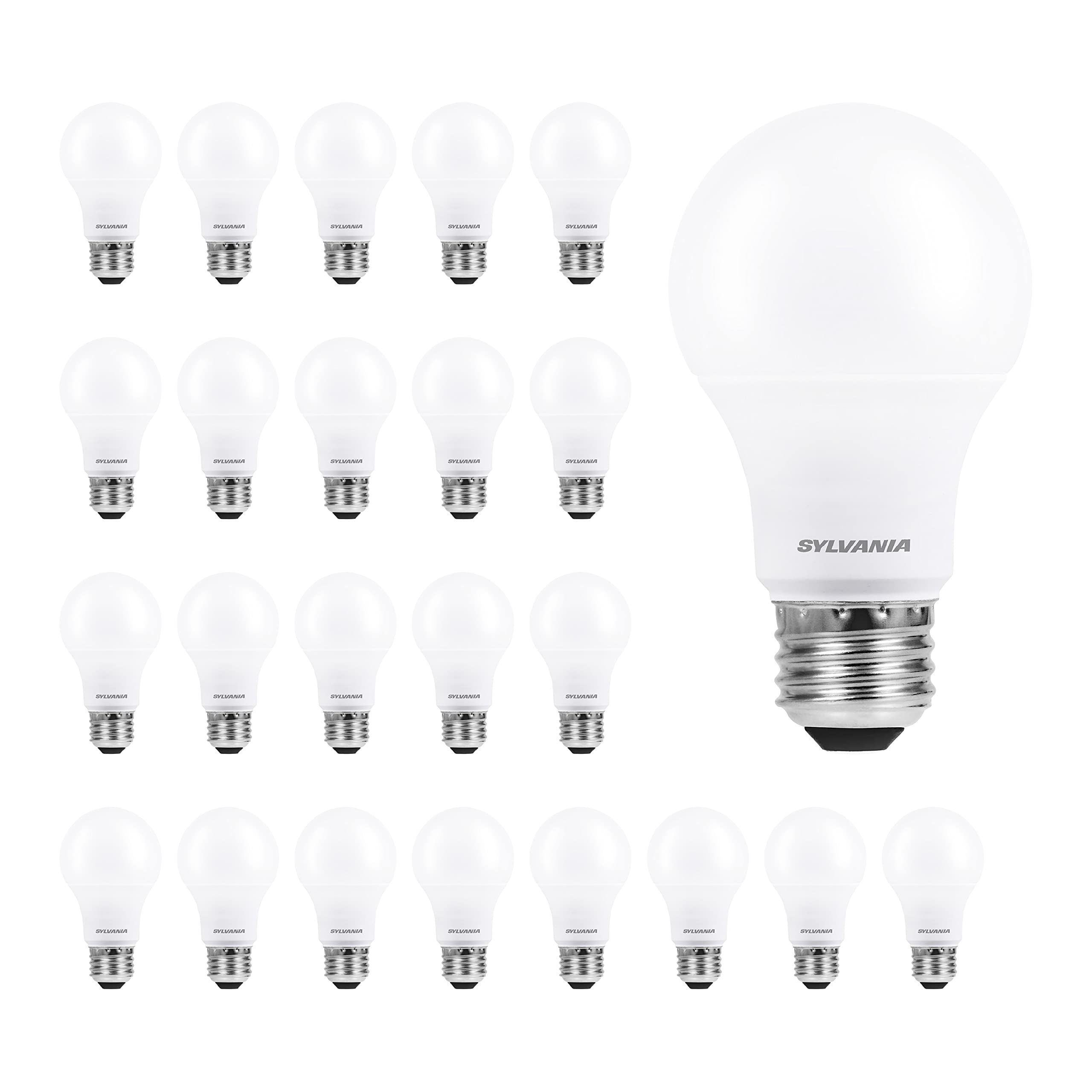 LEDVANCE Sylvania front packaging showing 24-pack and soft white benefit