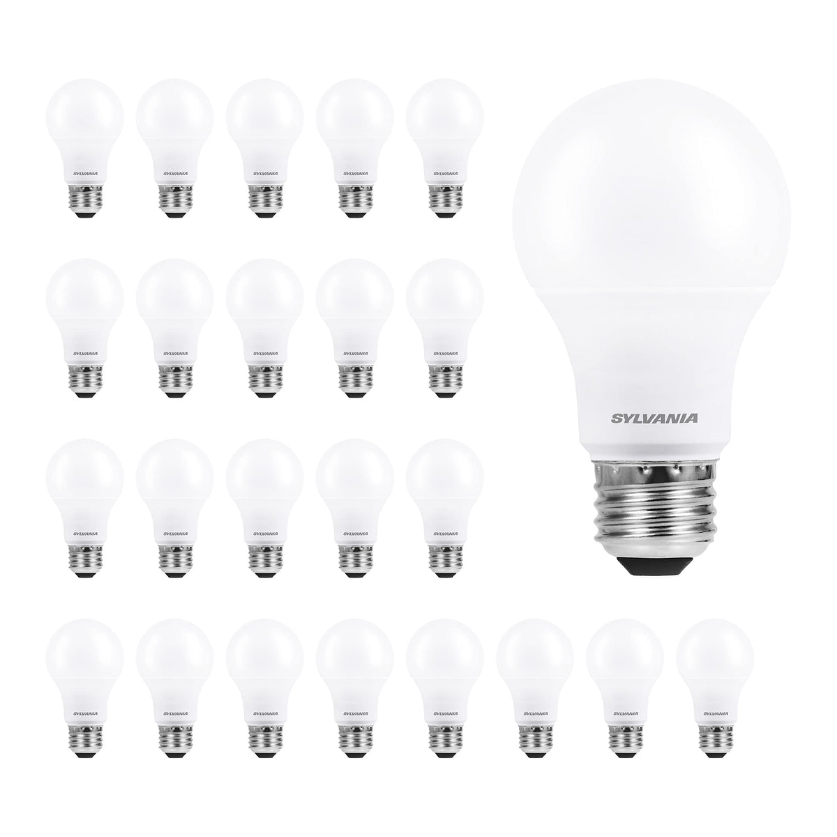 LEDVANCE Sylvania front packaging showing 24-pack and soft white benefit