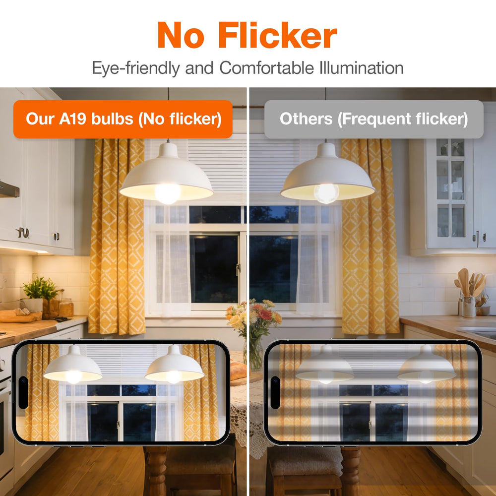 LEDVANCE Sylvania bulb installed in lamp delivering warm, cozy illumination