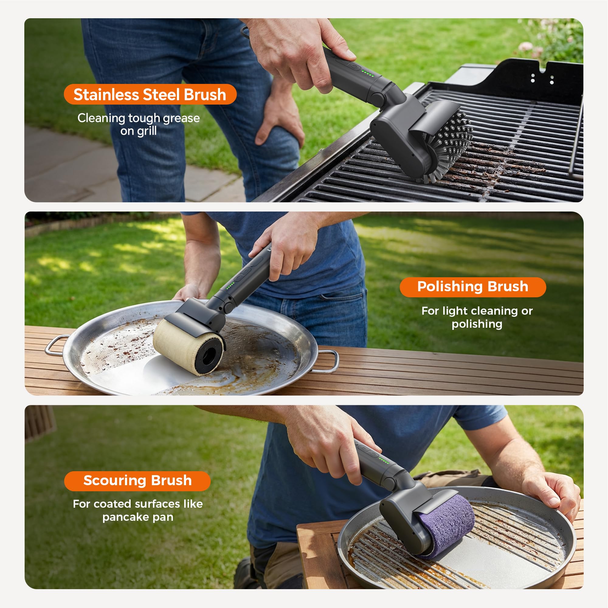 Leebein hand-held size comparison highlighting portability and ergonomic grip benefit