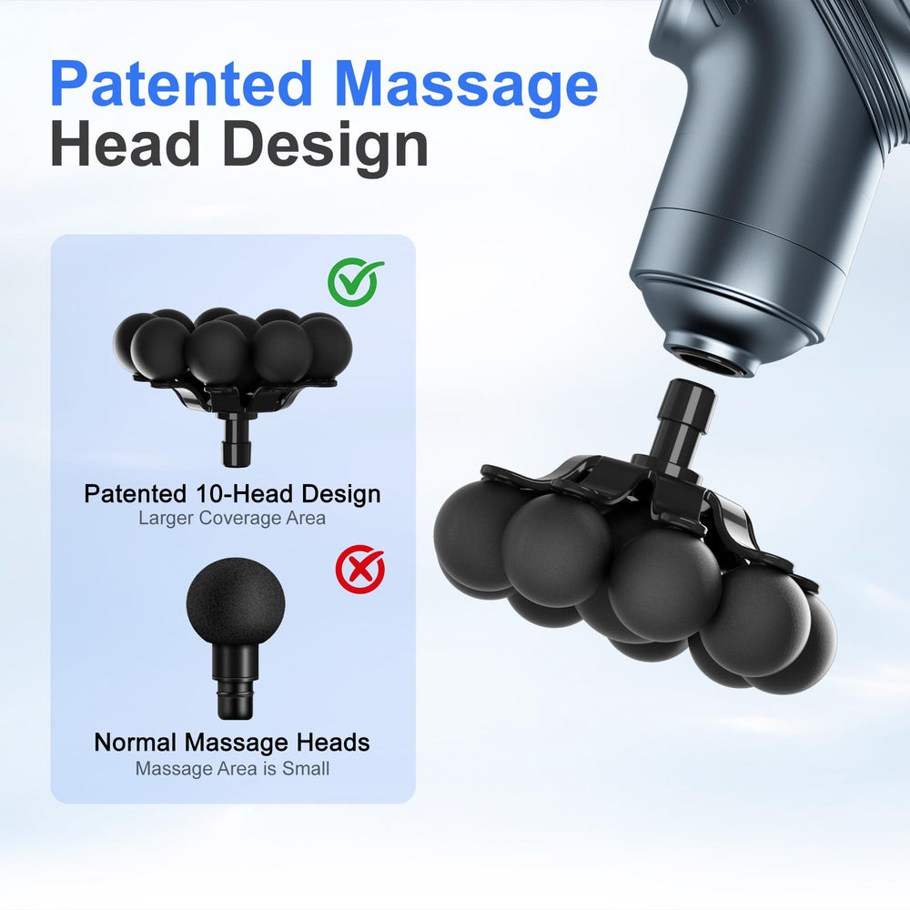LEERCON close-up of patented ten-ball honeycomb head, provides even pressure