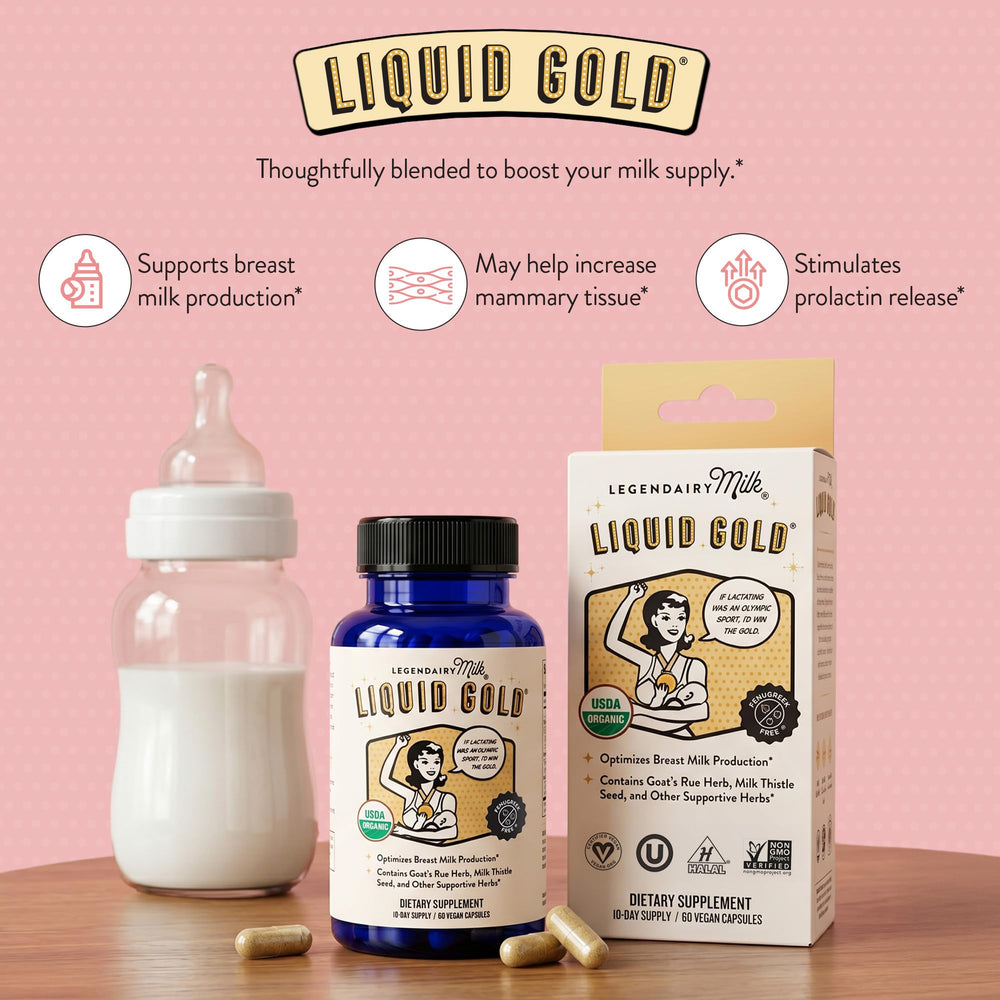 Legendairy Milk capsule close-up highlighting organic capsule quality