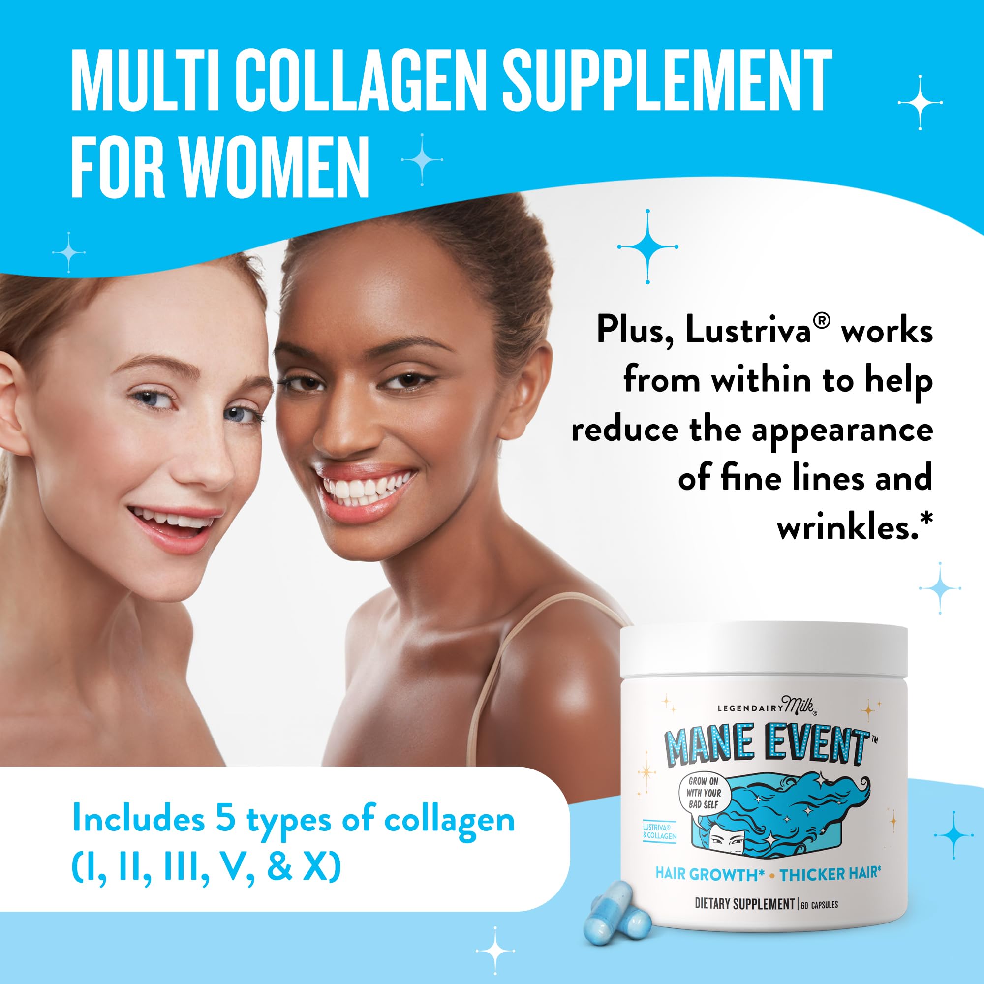 Legendairy Milk lifestyle image of woman touching fuller-looking hair