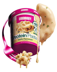 Legendary Foods front packaging showing cup and macro benefits