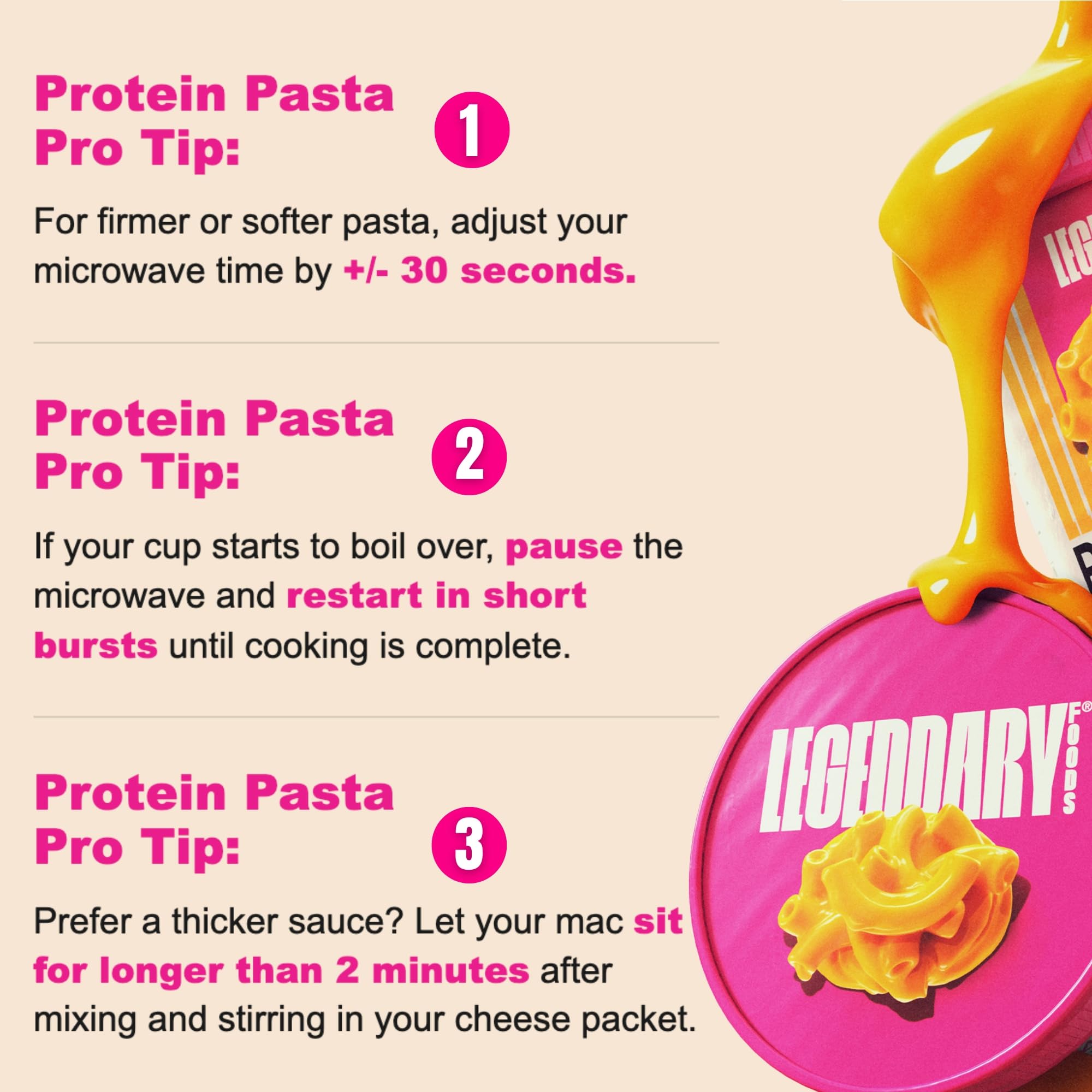 Legendary Foods gluten-free badge on package, indicating certified gluten-free benefit
