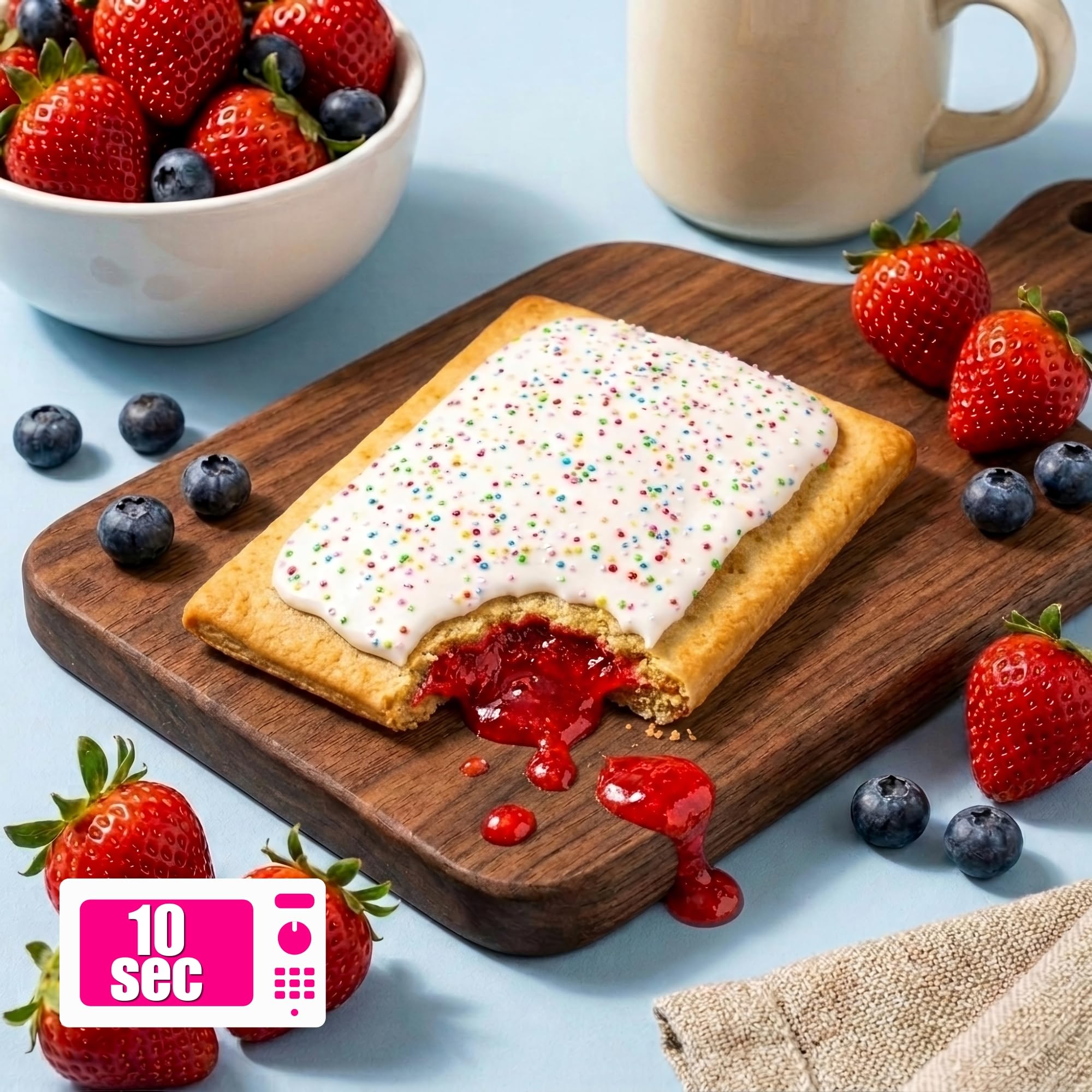 Legendary Foods stacked pastries displaying variety and grab-and-go convenience