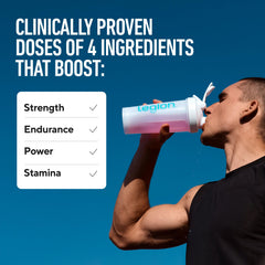 LEGION Pulse scoop measuring a serving to show exact clinically dosed quantity