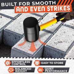 LEGLO handle grip detail with textured rubber for secure, anti-slip holding and comfort