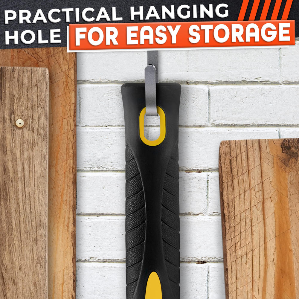 LEGLO mallet adjusting laminate floor plank to show gentle yet firm installation force