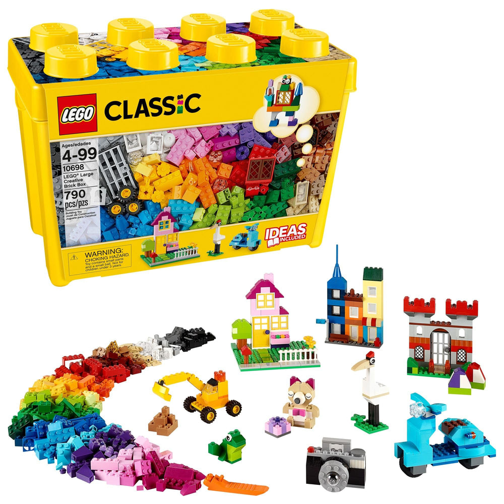 LEGO front packaging view showing the creative brick box for easy selection