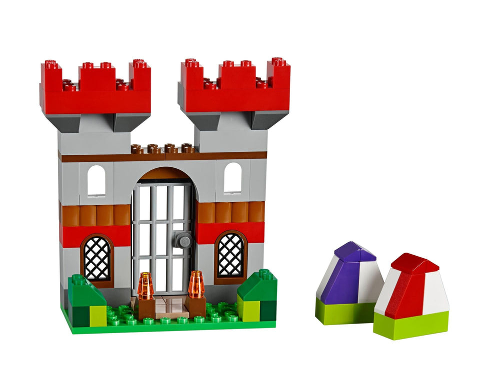 LEGO storage box open with bricks for convenient organization and cleanup