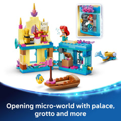 LEGO Ariel characters and accessories close-up by LEGO with imaginative detail benefit