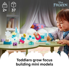 LEGO DUPLO Elsa figure detail with removable skirt for tactile play