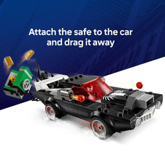 Muscle car with open cockpit and visible engine by LEGO for interactive access