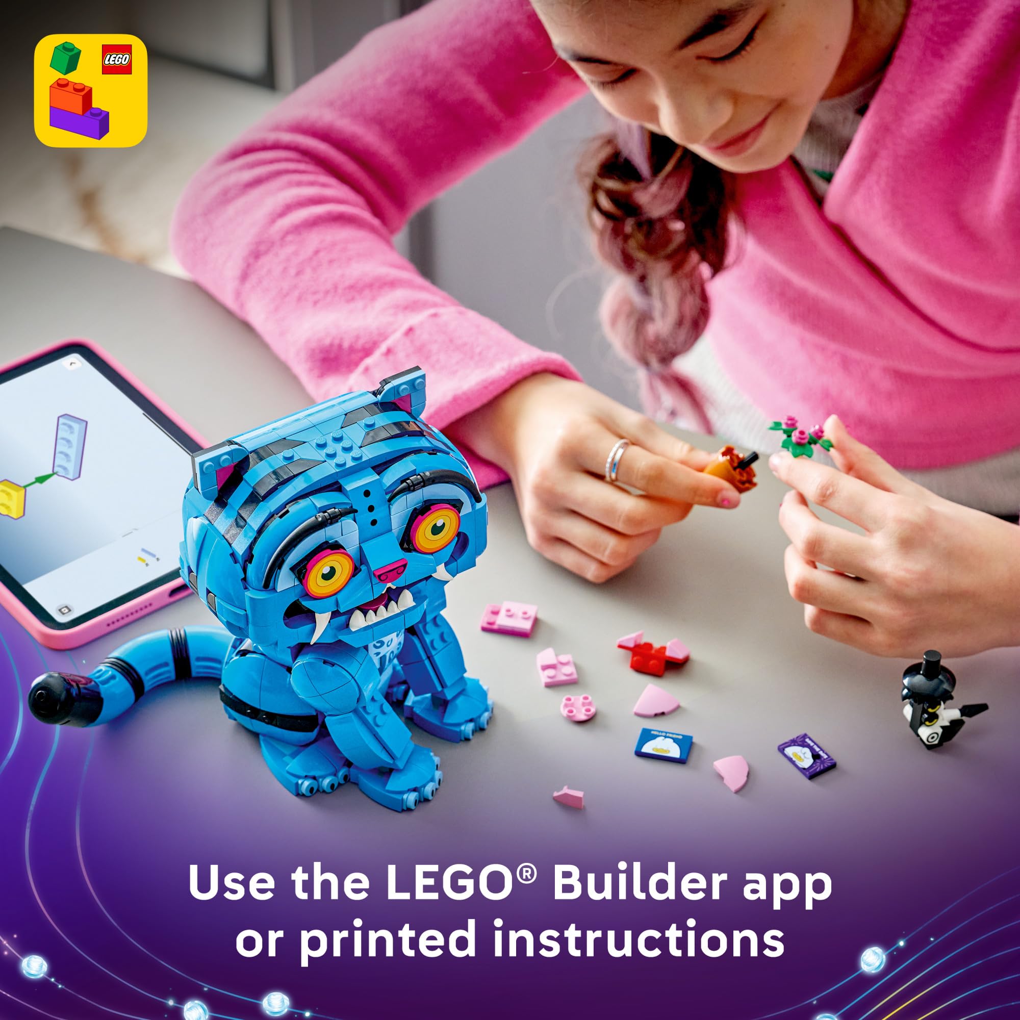 LEGO bricks and textured parts close-up showing build quality and detailing advantage