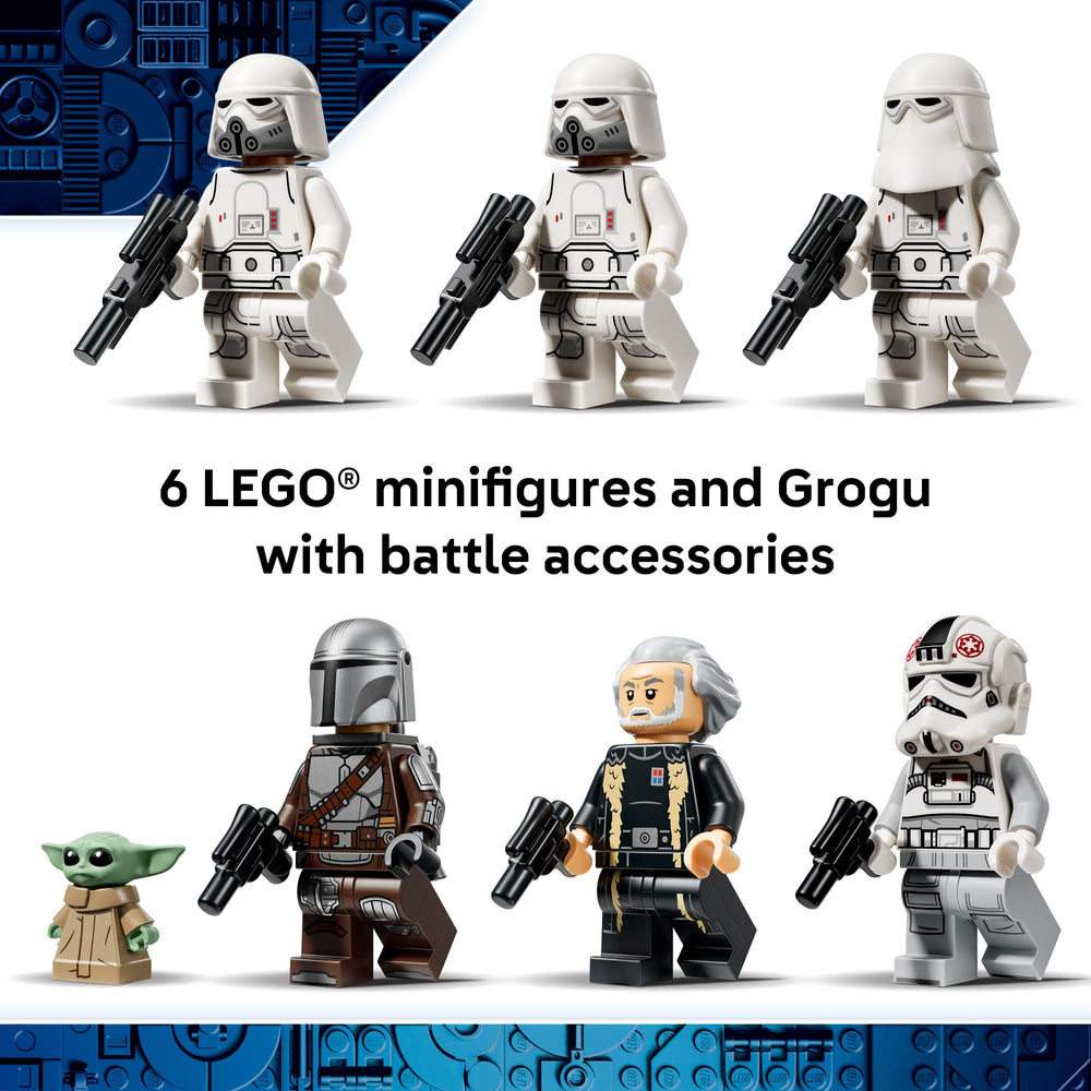 LEGO AT-AT lifestyle display on shelf showing scale and collector-friendly presentation
