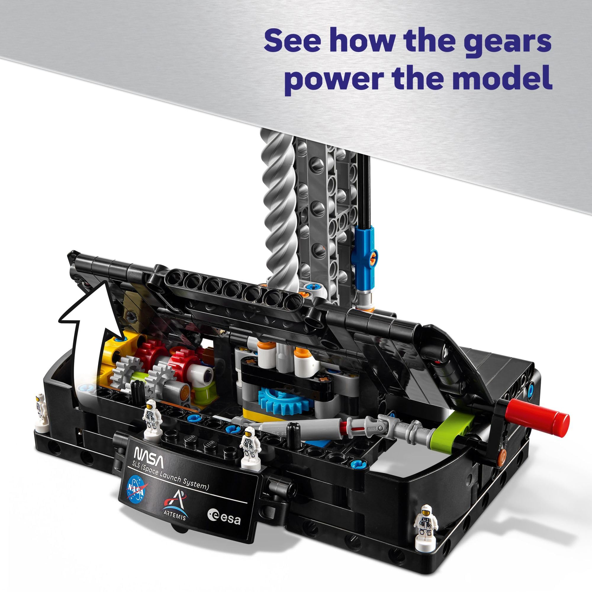 LEGO Technic Orion module and abort system highlighting accurate design