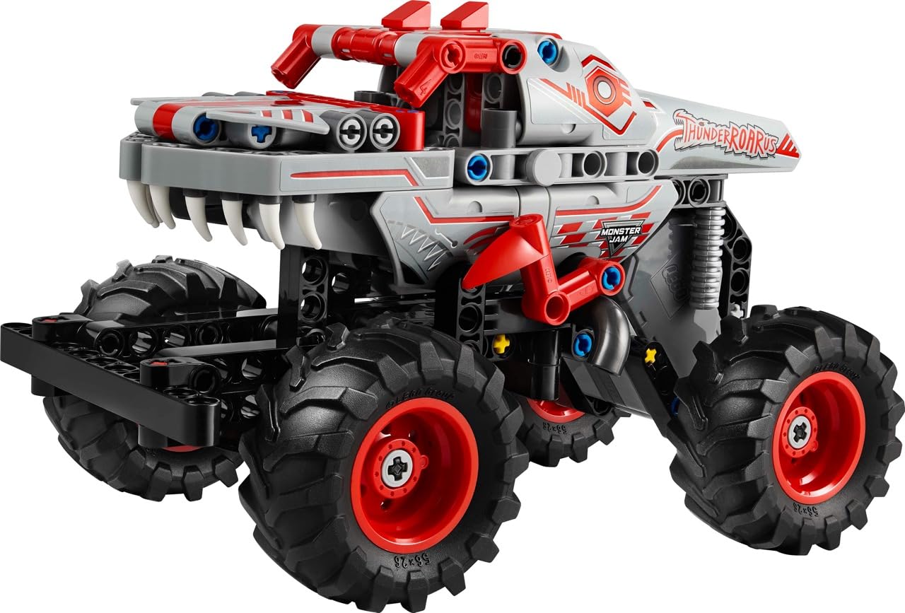 LEGO ThunderROARus tyre detail showing tread for better traction during stunts