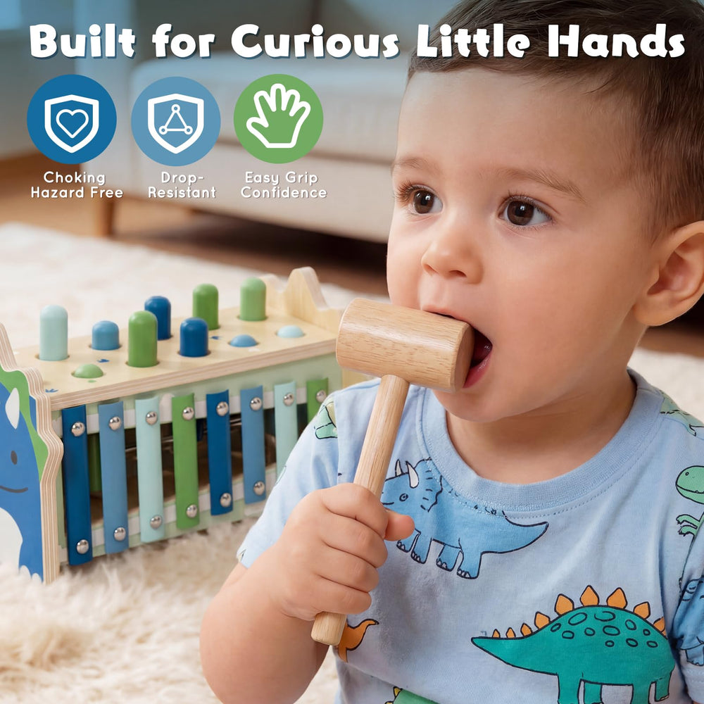Lehoo Castle close-up of xylophone keys highlighting colorful musical learning