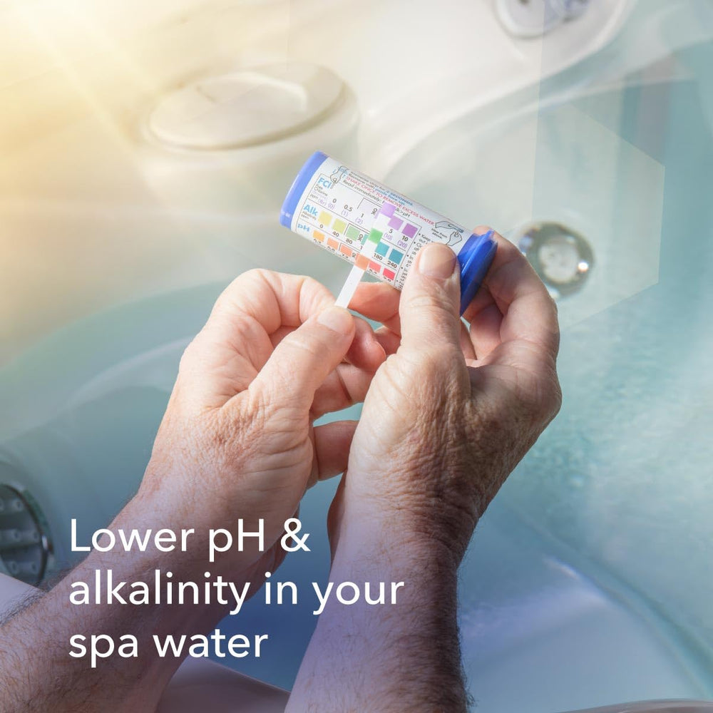 LEISURE TIME pouring Spa Down into circulating spa, fast pH correction benefit