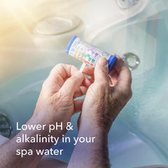 LEISURE TIME pouring Spa Down into circulating spa, fast pH correction benefit