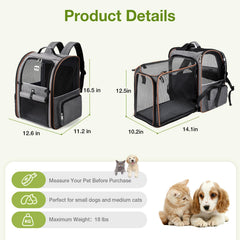 Lekebobor breathable mesh side panel providing airflow and pet visibility