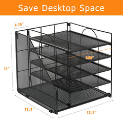 LEKETREE organizer in use on a desk holding papers and supplies for improved workflow