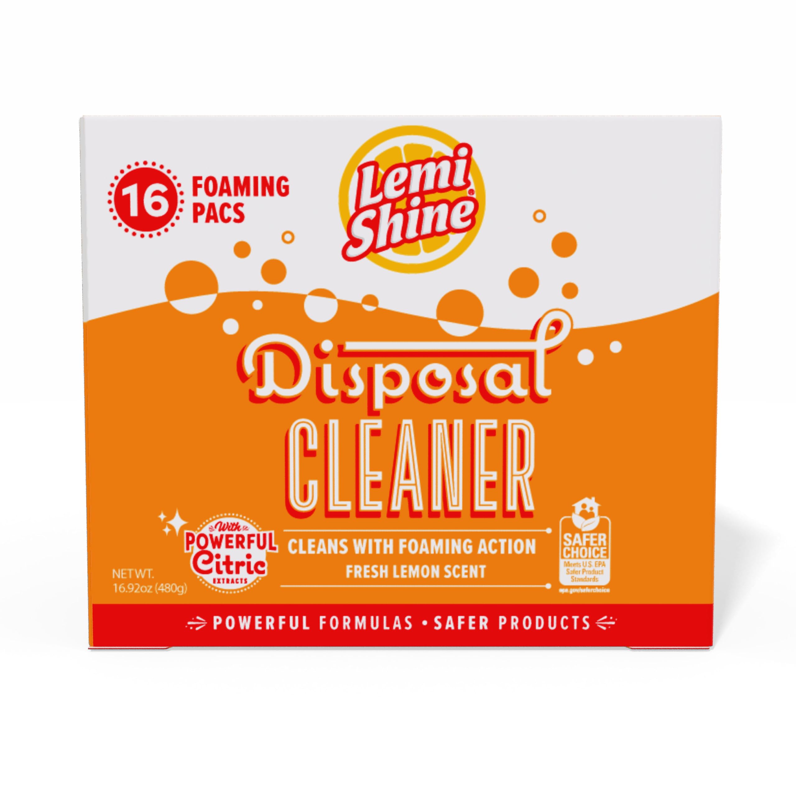 Lemi Shine front packaging showing bottle and volume for easy identification and storage