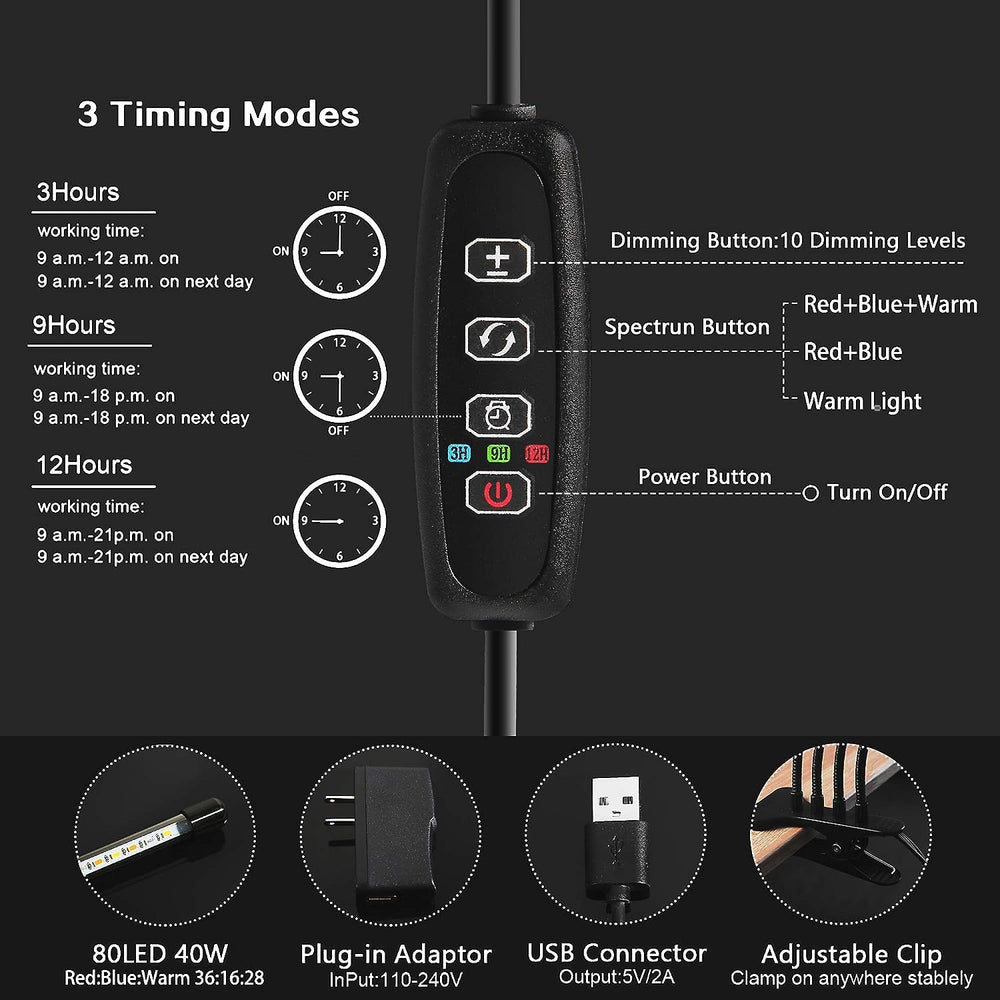 LEOTER control panel displaying mode lights for easy spectrum selection