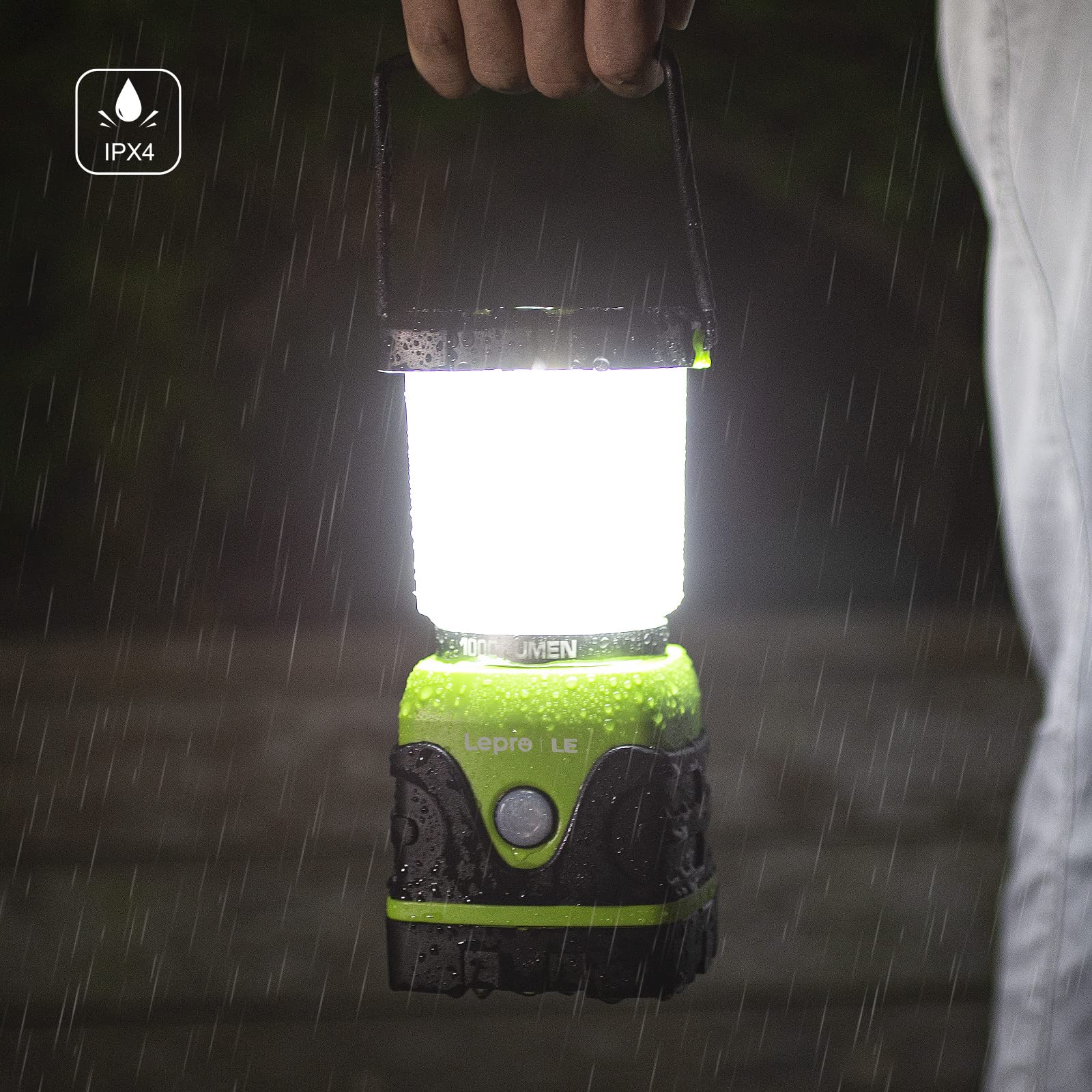 Lepro held in hand showing size and portability for easy transport