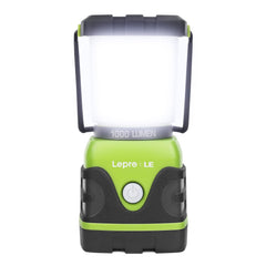 Lepro lantern front view showing controls and bright output benefit