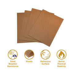 Lesnlok protective film on sheet being peeled showing scratch prevention benefit